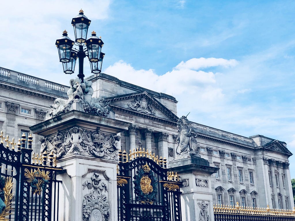 Buckingham palace in the best student city in UK