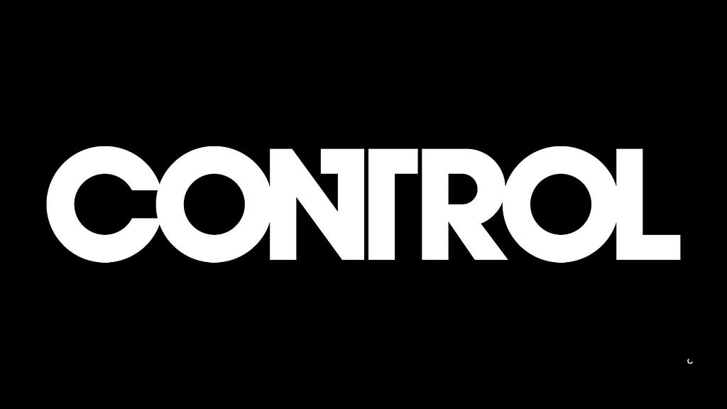 The Control title screen.