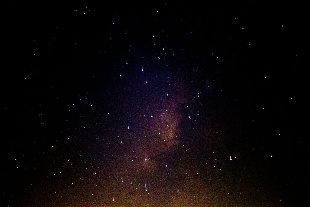 A starry sky