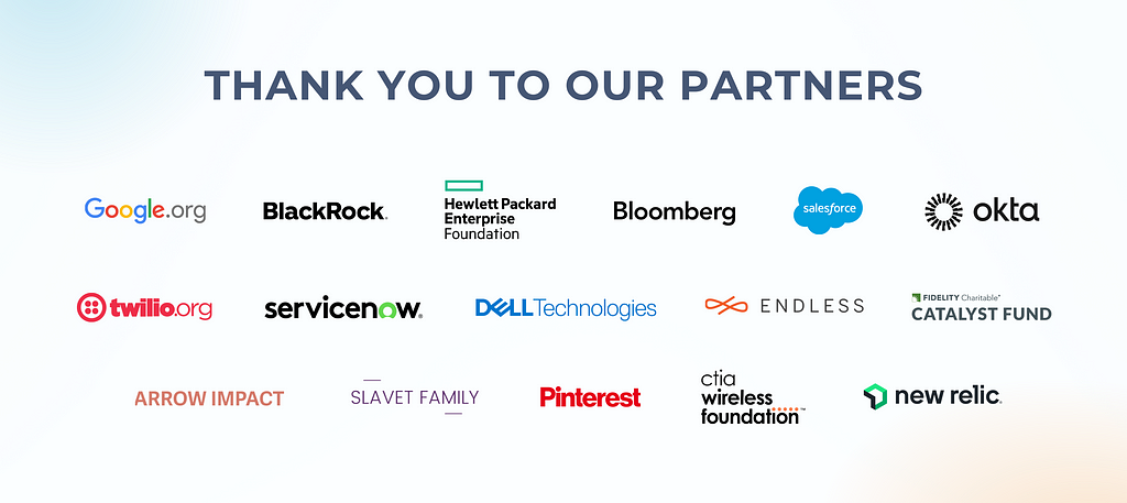 Thank you to our partners!