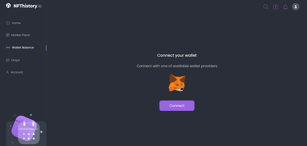 Connect your wallet to the NFT marketplace, and you’re ready to go.