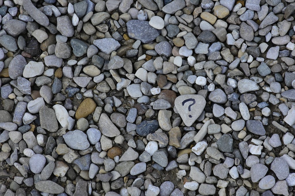 an image of pebbles