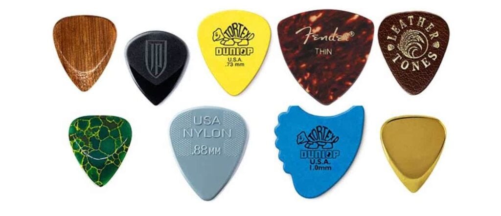 different guitar picks