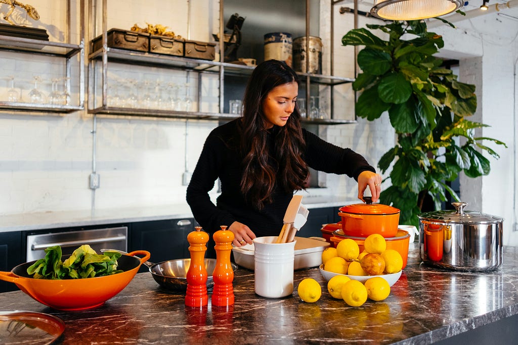 girl in kitchen