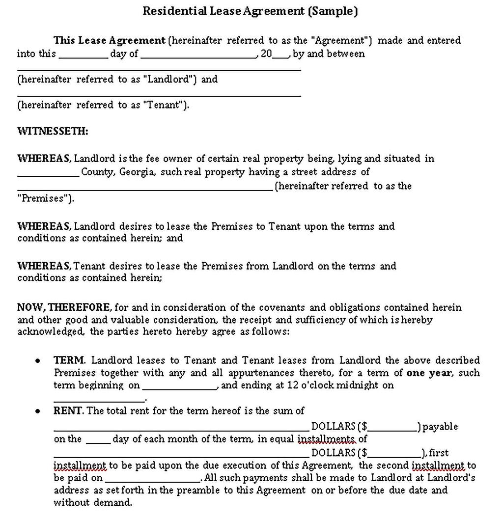 Sample Private Lease Agreement Template Lease agreement, Lease, Being a landlord