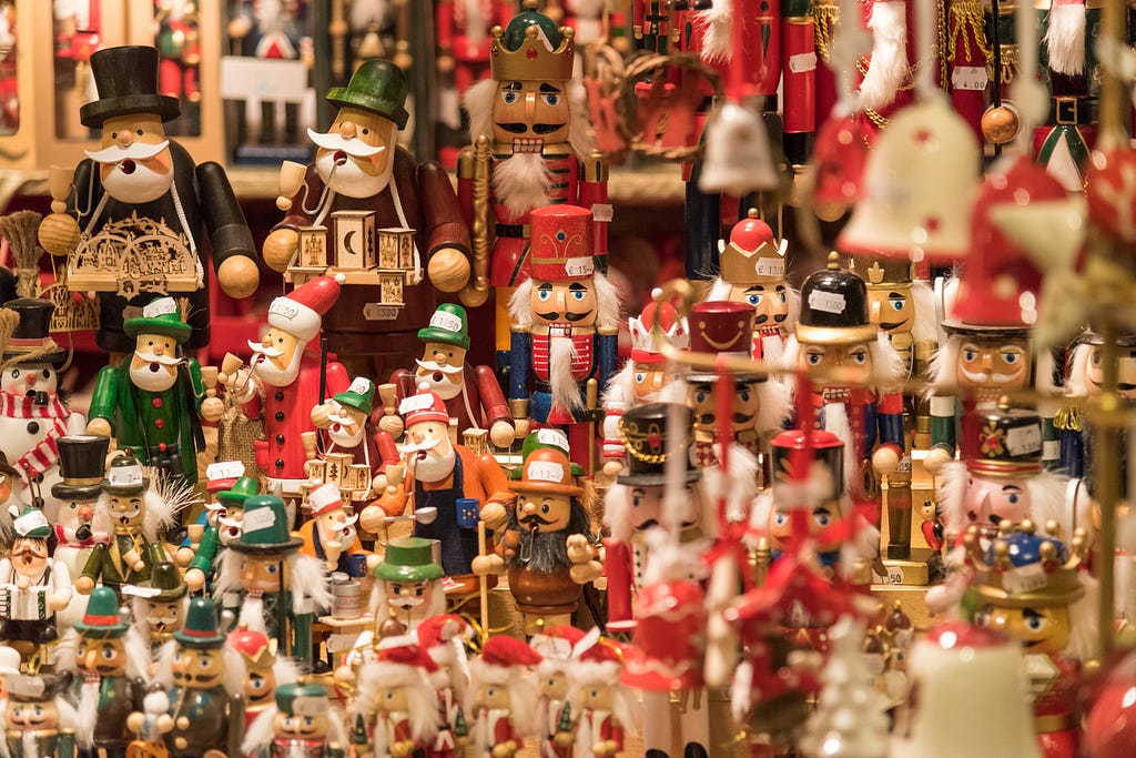 Wooden toys at Christmas Markets