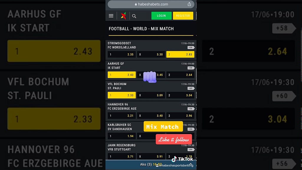 Habesha sport betting application