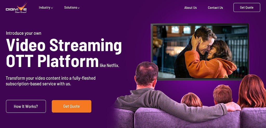 Video Streaming OTT Platform —  Digivive