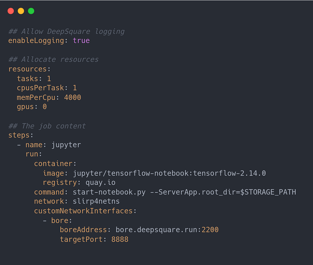 DeepSquare workflow