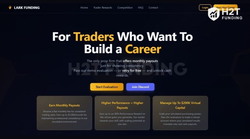 Lark Funding Review: Full Breakdown of Rules, Payouts & Programs