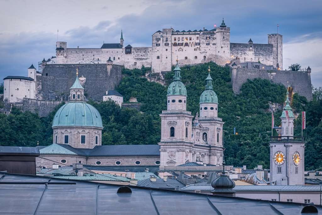 The Fortress of Salzburg above the Salzburg Old Town