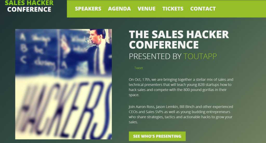 sales hacker conference 2013