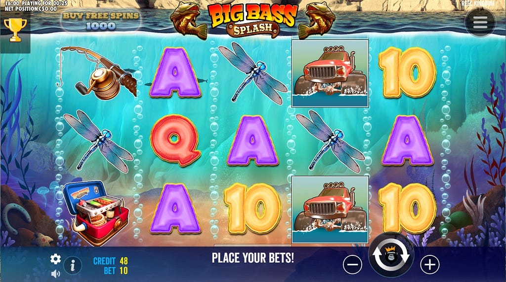 Big Bass Splash Screenshot — Pragmatic Play