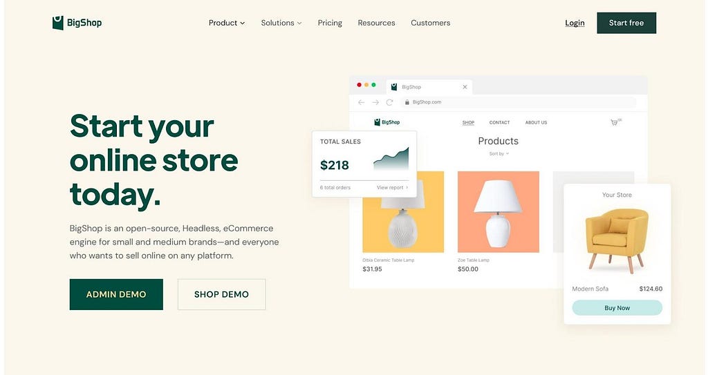eCommerce Platform Website Design