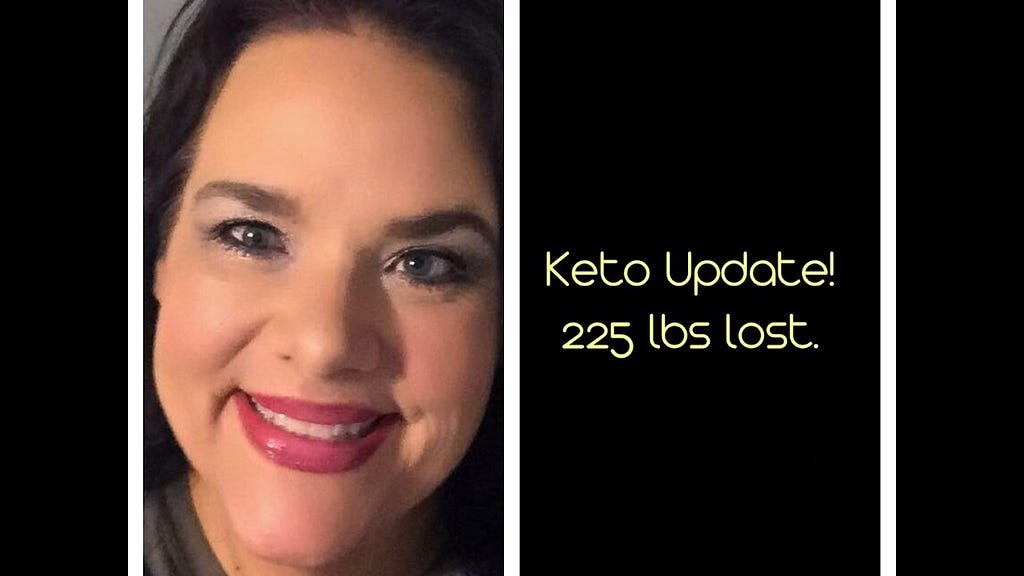 Weight loss update! 225 lbs lost with Keto and WLS. Finally in