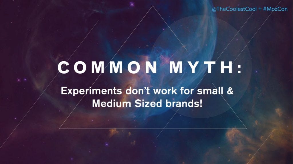 experiments can work for small and medium-sized businesses