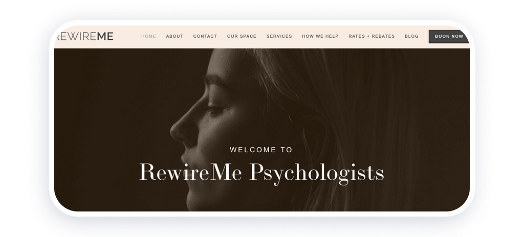 therapist web design