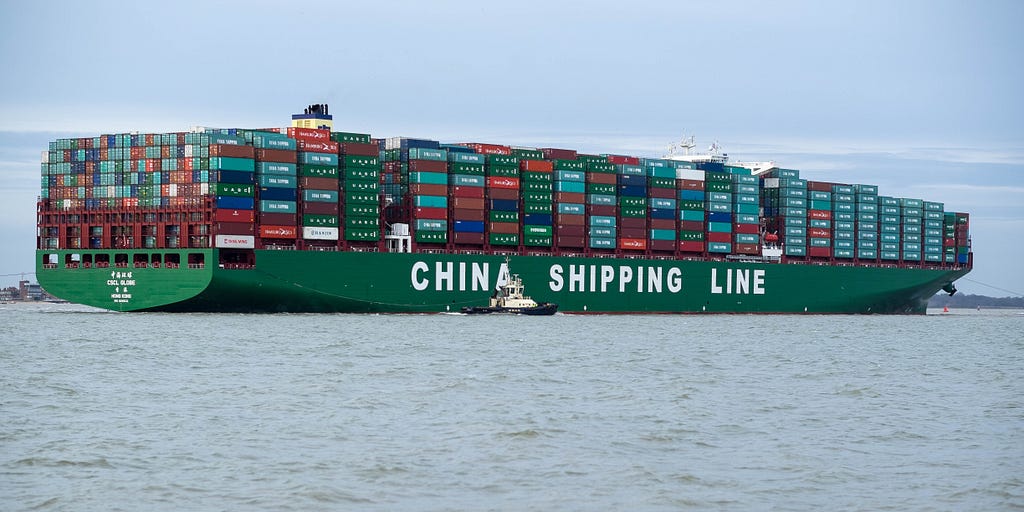 China Shipping Container Lines (CSCL) ship