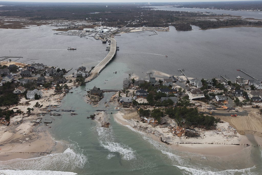 Mantoloking, NJ aerial view after Hurricane Sandy CREDIT Greg Thompson (2)
