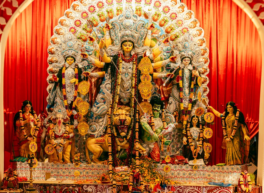 An image of the festival Durga Puja