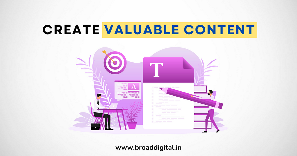 create valuable content