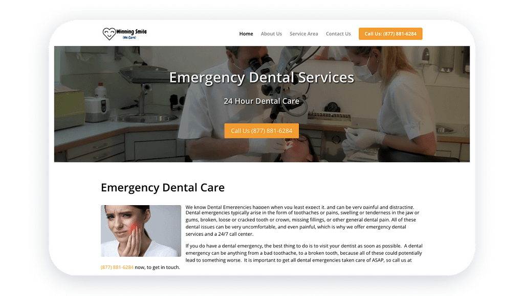best dental clinic websites