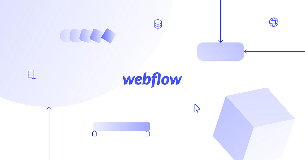 A screenshot from Webflow’s website