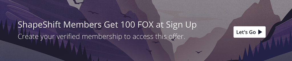Create a verified account & get 100 FOX Tokens to start trading without commission, spread, or trading fees.
