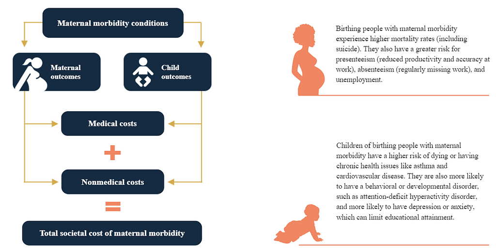 Source: So O’Neil et al., The High Costs of Maternal Morbidity Show Why We Need Greater Investment in Maternal Health (Commonwealth Fund, Nov. 2021).