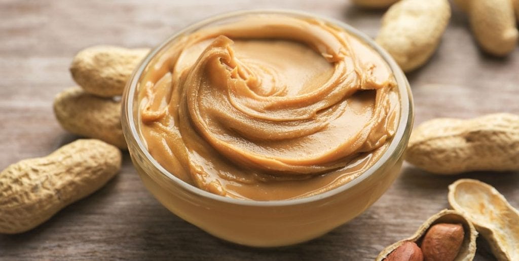 bowl of peanut butter