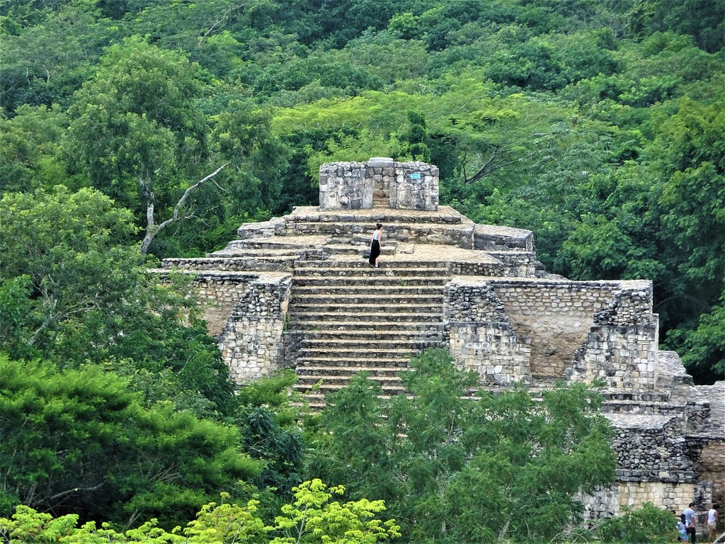 Exploring Mayan pyramids in Mexico