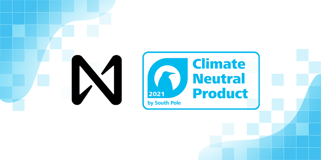 NEAR Protocol logo next to South Pole’s “Climate Neutral Product” logo