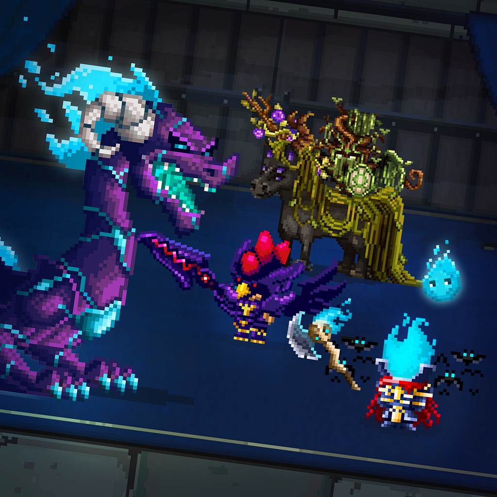 Grimm Soul & Woodthing Knight in action