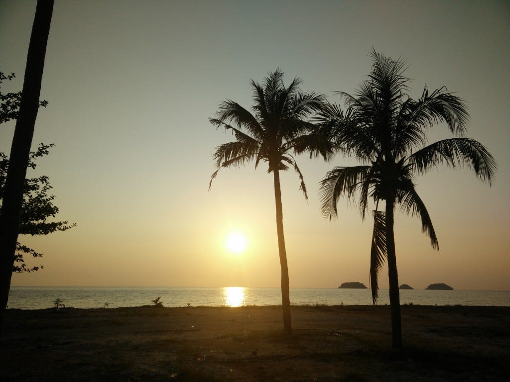 atardeceres molones en Tailandia