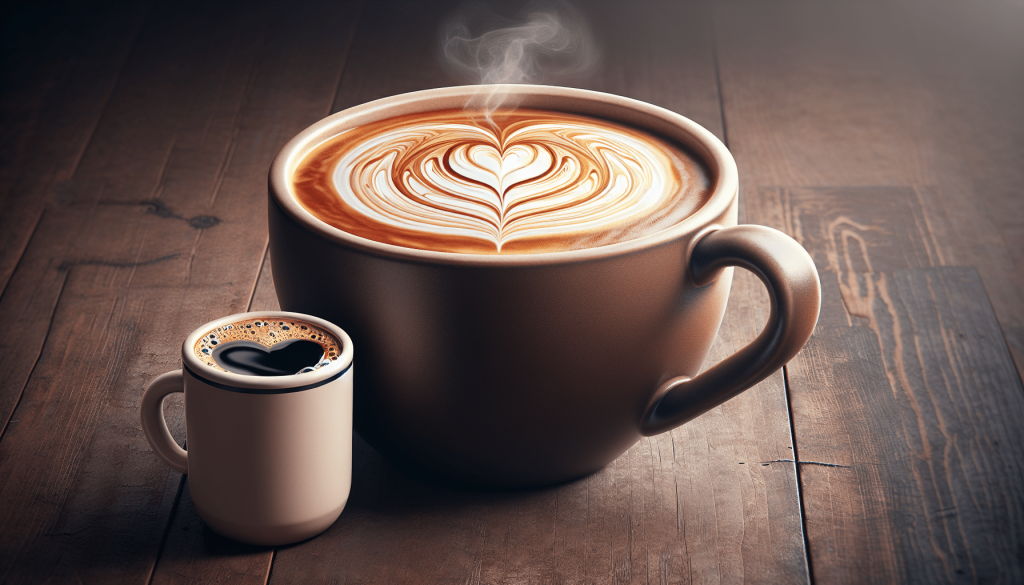 Introduction et débat sur la teneur en caféine entre un latte et un café traditionnel