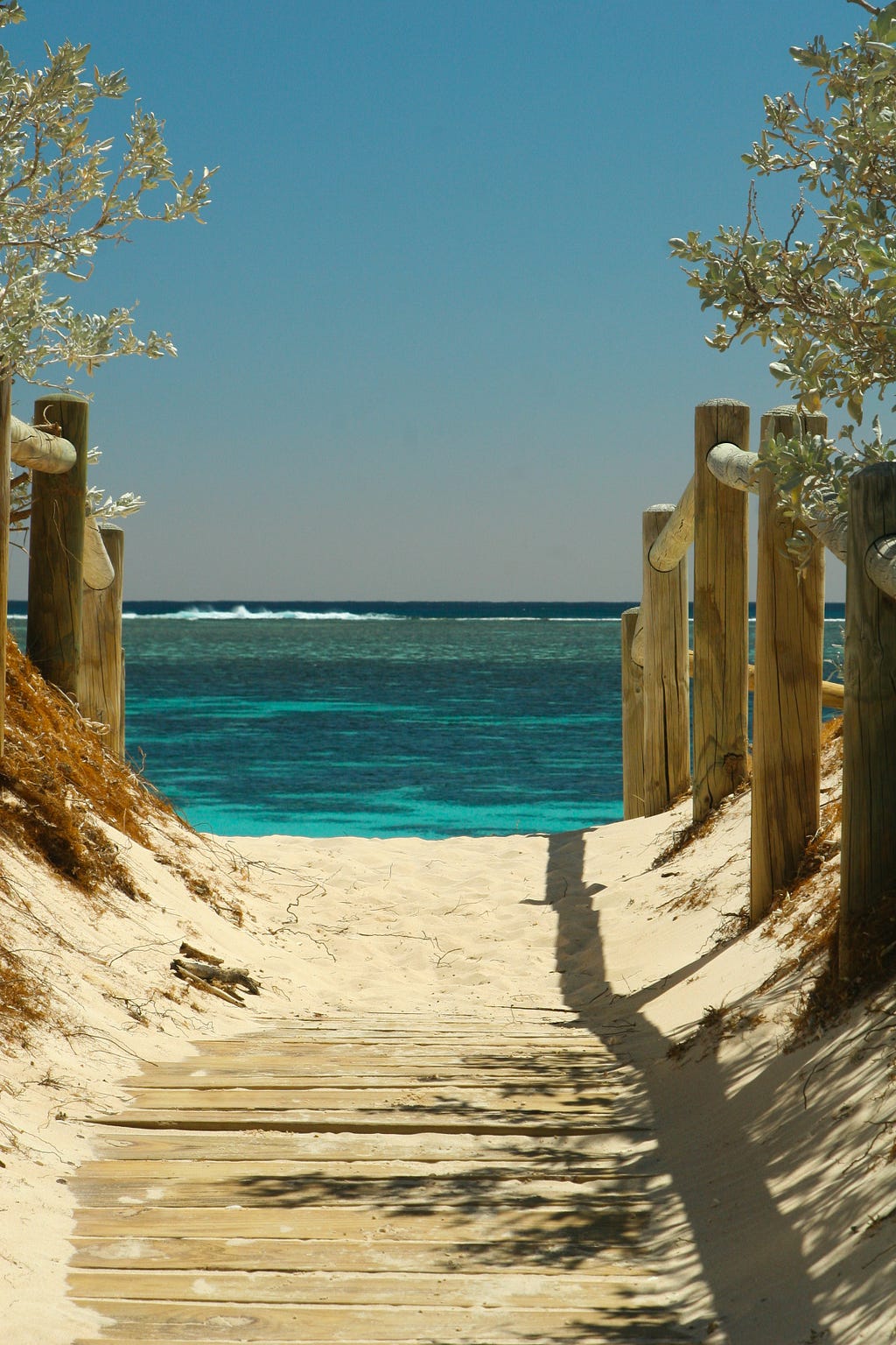 gateway to a sandy beach