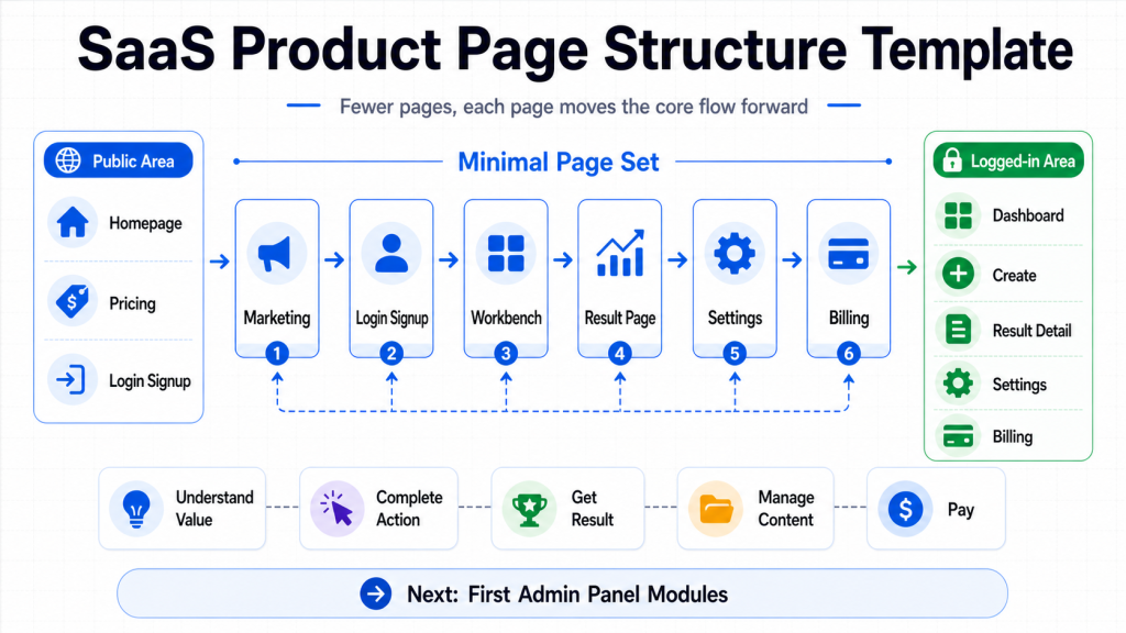 SaaS Product Page Structure Template