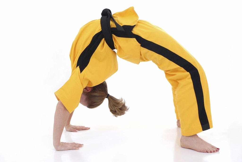 yellow jiu jitsu gi