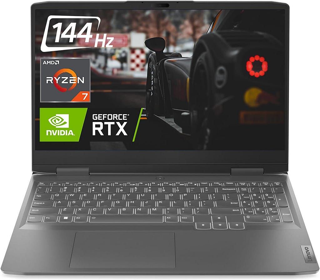 Lenovo LOQ Gaming Laptop, GeForce RTX 4050, AMD 8-Core Ryzen 7 7840HS(> i7–12700H), 15.6" FHD, 64GB DDR5 RAM, 2TB SSD, Backlit KB, Wi-Fi 6, Windows.