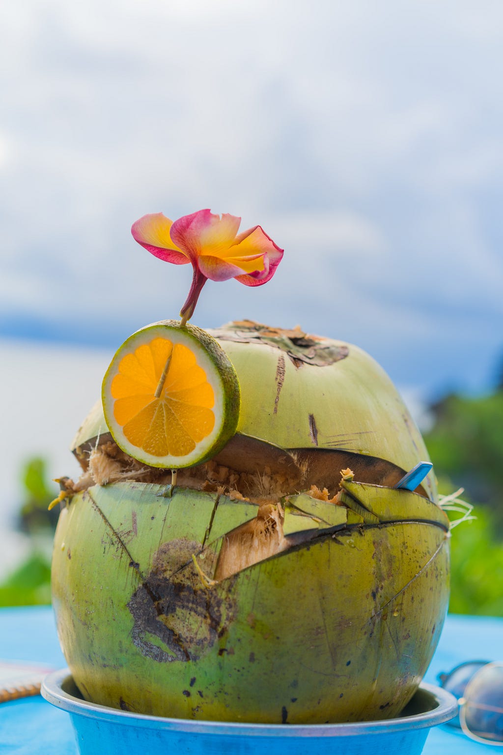resep minuman coconut citrus