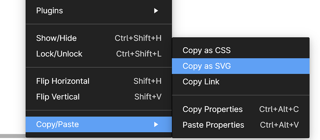 Figma Copy Artboard as SVG