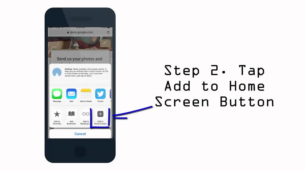 How to Put a Website on Your Home Screen  
