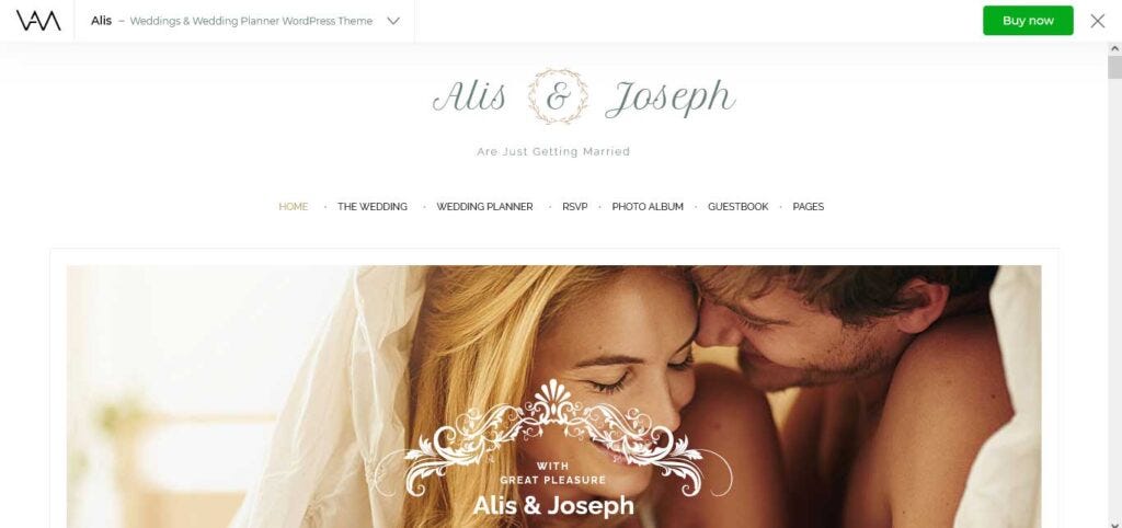 Wedding WordPress Theme