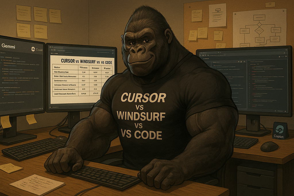 Cursor vs Windsurf vs VS Code with Copilot: Where to Put Your Money