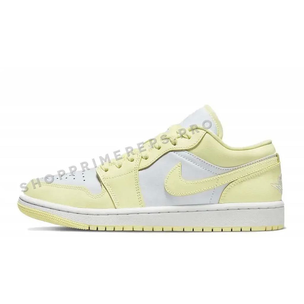 Air Jordan 1 Low Lemon Twist White - Prime Reps