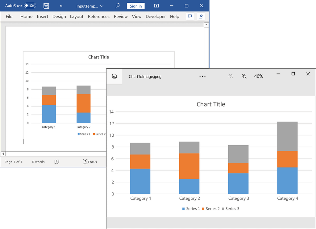 Saving Chart in Word Document as Image Using WinUI Word Library