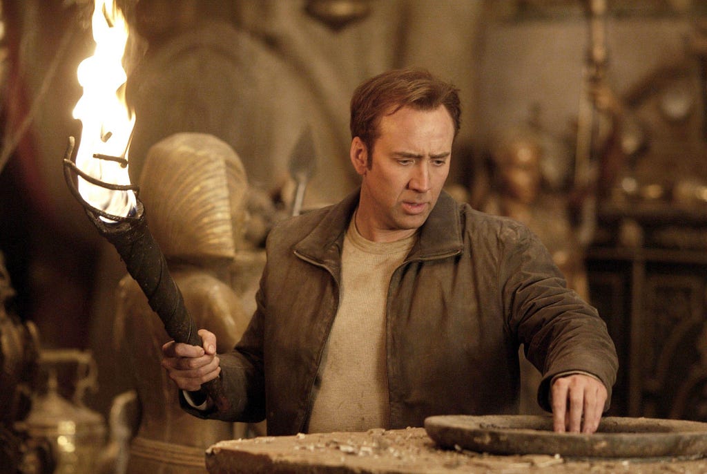 Nicholas Cage in National Treasure