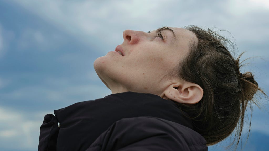 Looking upward