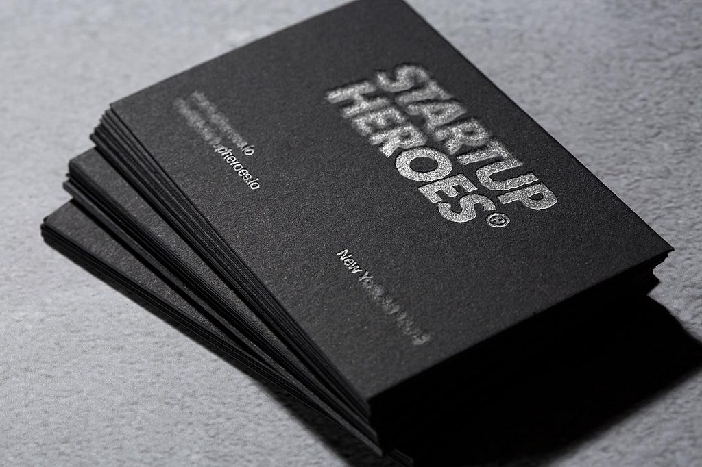 Startup Heroes Business Cards 1