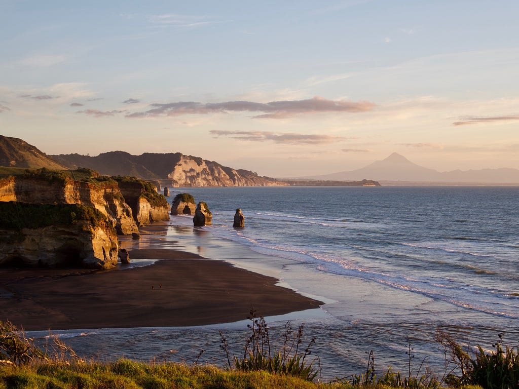 Beach on the North Island of New Zealand